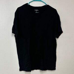 Goodfellow & Co Black Short Sleeve Crew Neck Tee